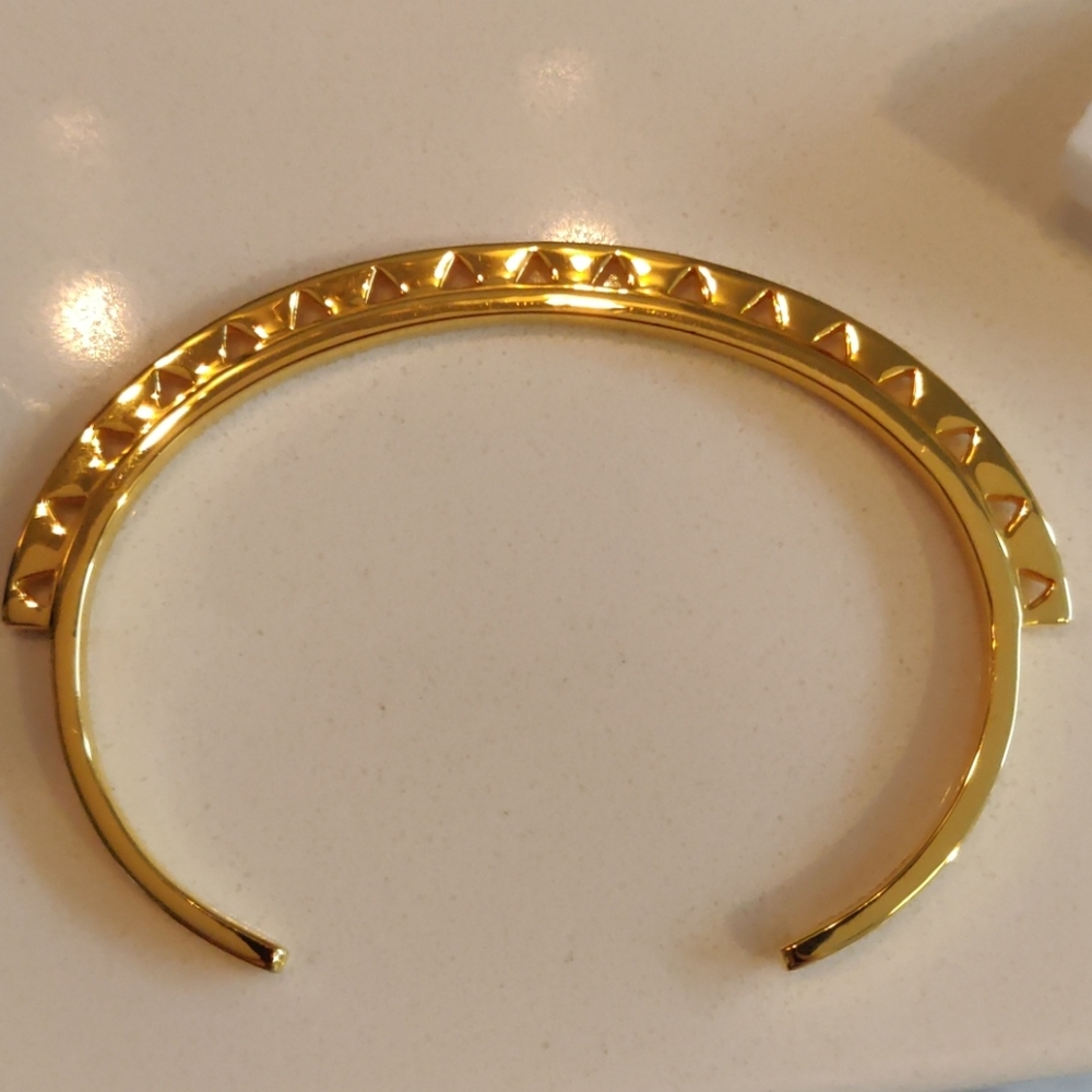 Missoma gold aztec cuff bracelet